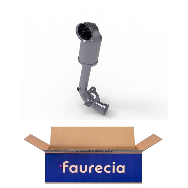 Catalytic Converter Euro 5 without attachments FAURECIA for e.g. PEUGEOT 2008