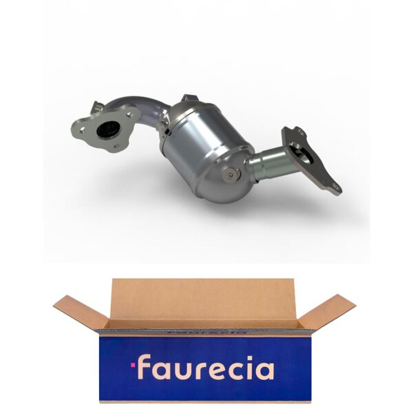 Katalysator Euro 6 mit Anbauteilen FAURECIA für u.a. RENAULT CLIO