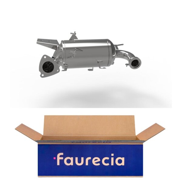 Soot particle filter exhaust sys. Euro 5 with cat. converter HELLA for CHEVROLET