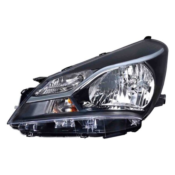 Headlight left 12 V W21/5W Halogen HELLA suitable for e.g. TOYOTA YARIS