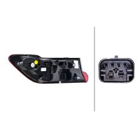 Rückleuchte rechts mit Blinklicht (LED) 12 V LED...