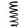 Suspension spring front axle coil spring Ø126mm SPIDAN for e.g. AUDI Q5