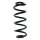Suspension Spring Rear Axle Coil spring with constant wire diameter SPIDAN for e.g. AUDI Q5