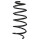 Suspension spring front axle coil spring Ø145mm SPIDAN for HONDA Civic IX