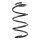Suspension spring front axle coil spring Ø159mm SPIDAN for e.g. POLESTAR 2
