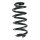 Suspension Spring Rear Axle Coil spring with constant wire diameter SPIDAN for POLESTAR Polestar 2