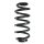 Suspension Spring Rear Axle Coil spring with constant wire diameter SPIDAN for POLESTAR Polestar 2