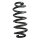 Suspension Spring Rear Axle Coil spring with constant wire diameter SPIDAN for POLESTAR Polestar 2