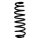 Suspension Spring Rear Axle Coil spring with constant wire diameter SPIDAN for HYUNDAI Kona