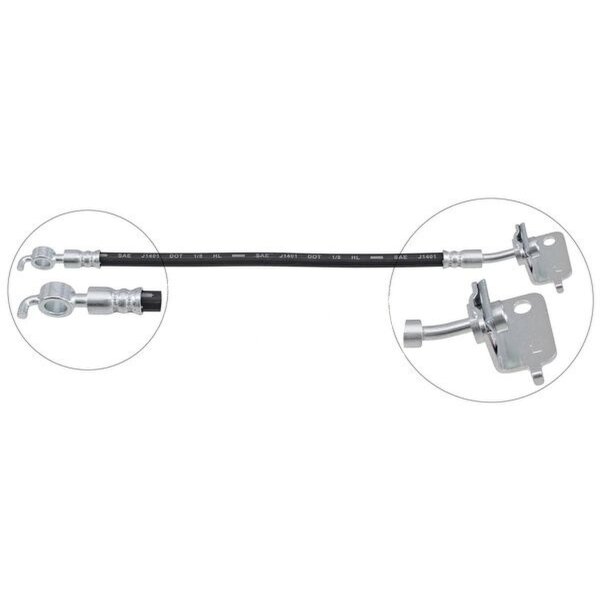 Bremsschlauch 333 mm INN M10x1.0 BANJO 10.0 mm A.B.S. für HYUNDAI i10