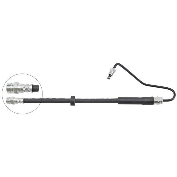 Brake hose 337 mm INN M10x1.0 OUT M10x1.0 A.B.S. for e.g. AUDI A5