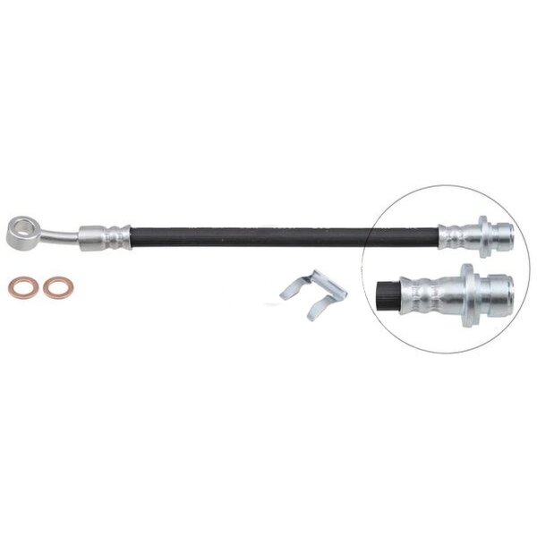 Bremsschlauch hinten außen 240mm A.B.S. für HONDA CITY V