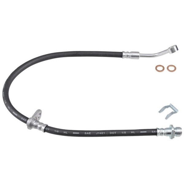 Brake hose 583 mm INN M10x1.0 BANJO 10.0 mm A.B.S. for HONDA JAZZ
