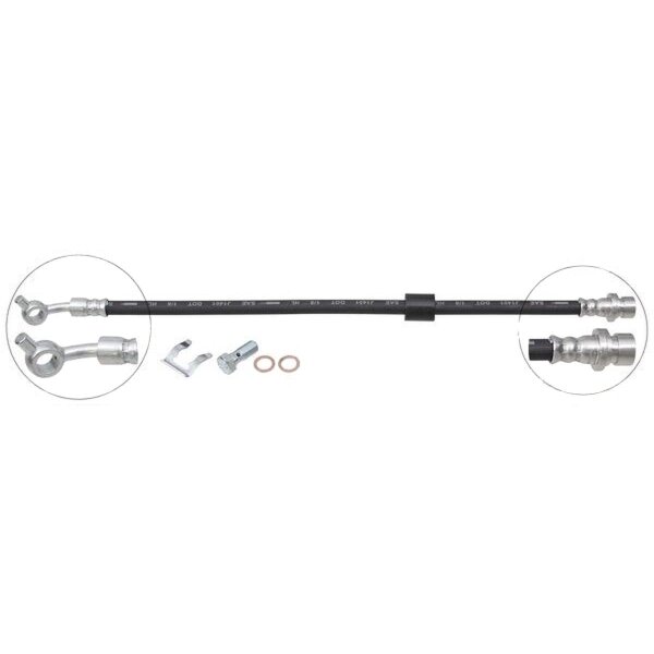 Bremsschlauch vorne links 350mm A.B.S. für JAGUAR XE (X760)