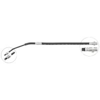 Brake hose 445 mm INN M10x1.0 OUT M10x1.0 A.B.S. for BMW...