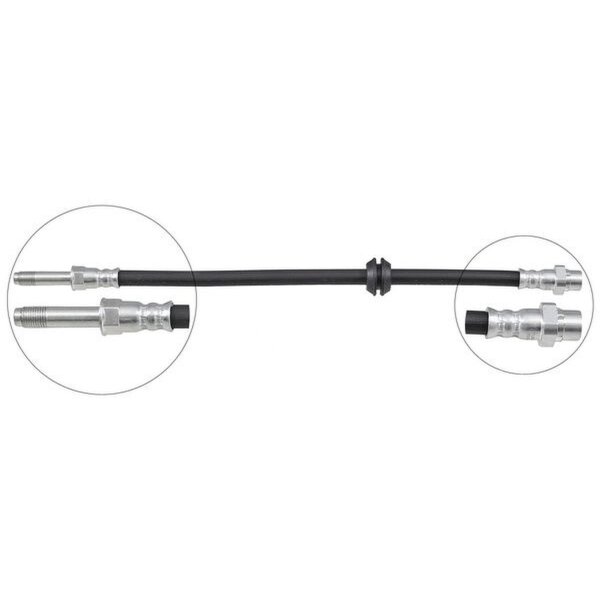 Bremsschlauch 361 mm INN M10x1.0 OUT M10x1.0 A.B.S. für u.a. BMW 5er