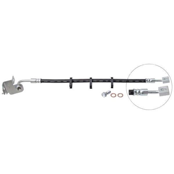 Bremsschlauch vorne rechts 369mm A.B.S. für JAGUAR S-TYPE II