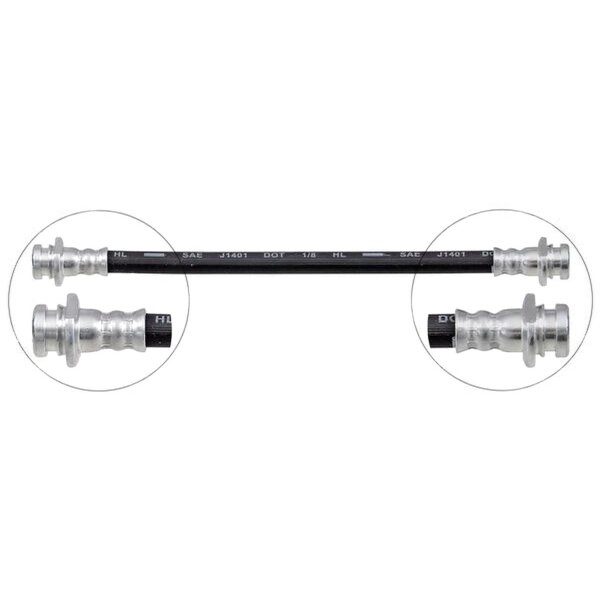 Bremsschlauch 241 mm INN M10x1.0 INN M10x1.0 A.B.S. für SUZUKI IGNIS