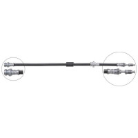 Brake hose 470 mm INN M10x1.0 OUT M10x1.0 A.B.S. for...