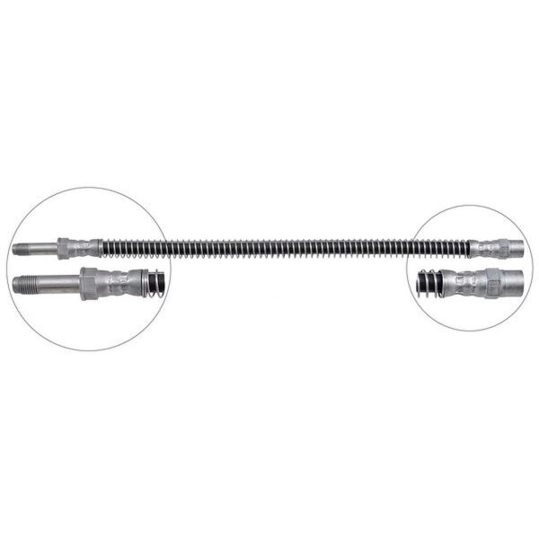 Brake hose 380 mm INN M10x1.0 OUT M10x1.0 A.B.S. for e.g. VOLVO C70