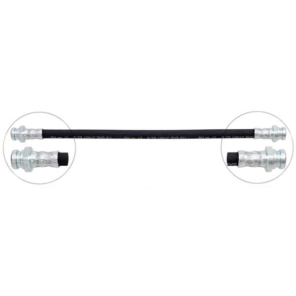 Brake hose 240 mm INN M10x1.0 INN M10x1.0 A.B.S. for NISSAN CHERRY