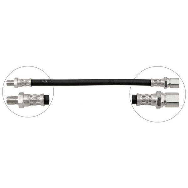 Brake hose 270 mm OUT 3 8 24 INN M10x1.25 A.B.S. suitable for FIAT X