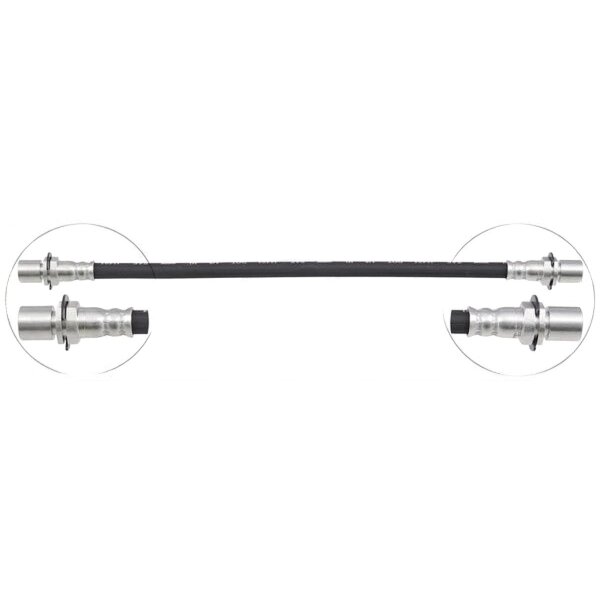 Bremsschlauch 360 mm INN M10x1.0 INN M10x1.0 A.B.S. für VW TARO