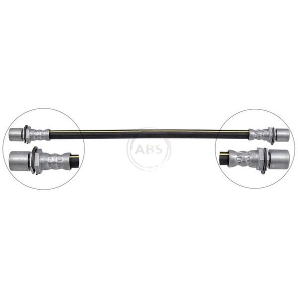 Brake hose rear outside ABS for DAIHATSU CHARADE I