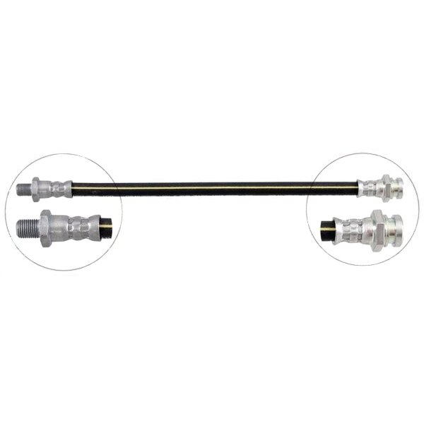 Bremsschlauch hinten mitte A.B.S. für NISSAN PATROL GR IV