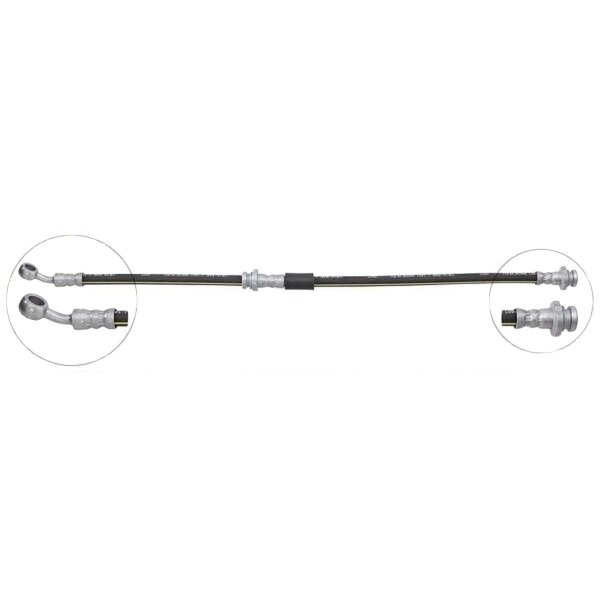 Bremsschlauch vorne links A.B.S. für NISSAN 100NX