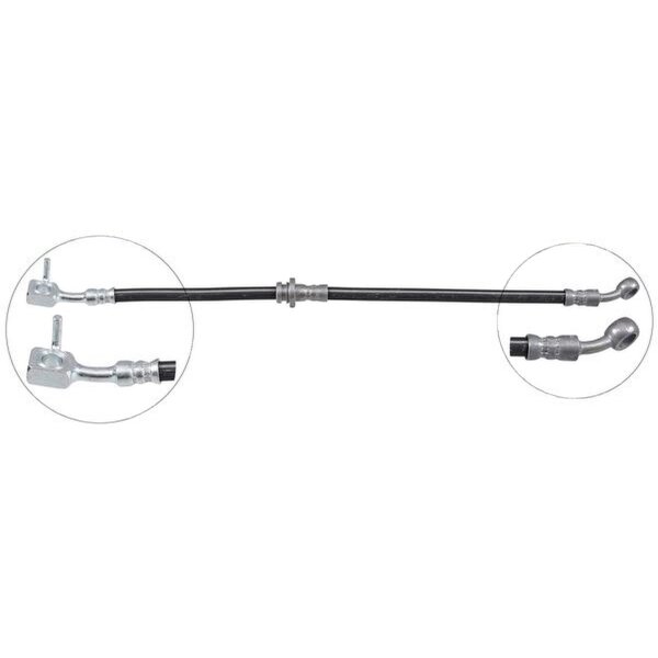 Bremsschlauch hinten links A.B.S. für NISSAN 100NX