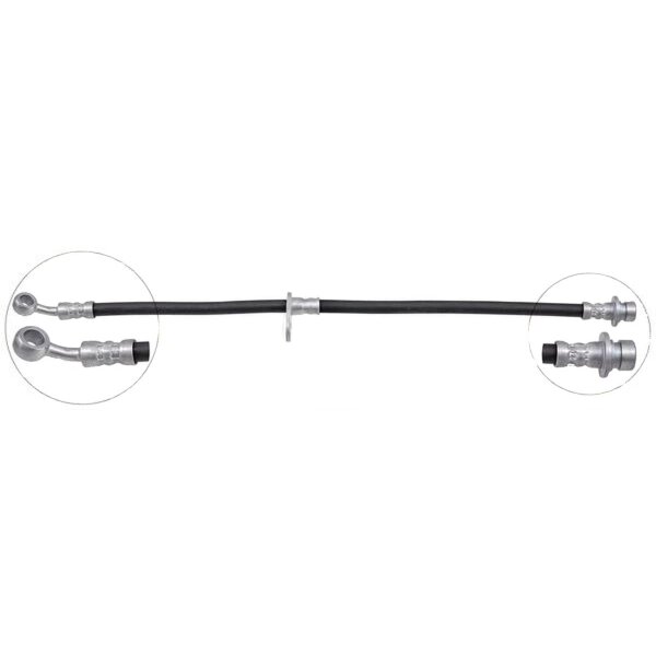 Bremsschlauch hinten rechts A.B.S. für HONDA PRELUDE IV