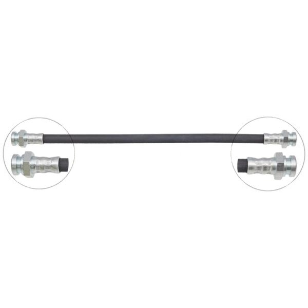 Bremsschlauch 320 mm INN M10x1.0 INN M10x1.0 A.B.S. für u.a. KIA PRIDE