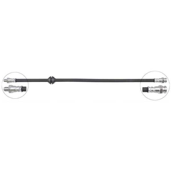 Brake hose 475 mm INN M10x1.0 OUT M10x1.0 A.B.S. for KIA CARENS and others