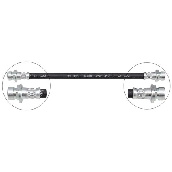Bremsschlauch hinten A.B.S. für HONDA CIVIC IV Stufenheck