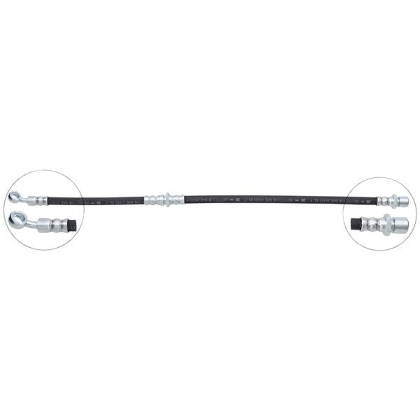 Bremsschlauch hinten rechts A.B.S. für IMPREZA Coupe