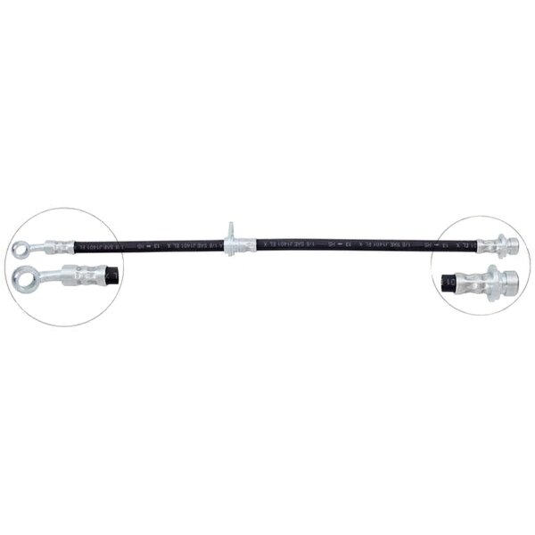 Bremsschlauch hinten links A.B.S. für HONDA PRELUDE V