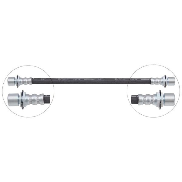 Bremsschlauch hinten innen A.B.S. für DAIHATSU CHARADE III
