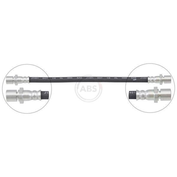 Brake hose rear inside ABS for OUTBACK