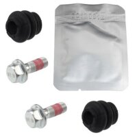 Brake calliper guide sleeve set without bolts A.B.S. for...