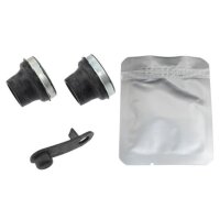 Brake calliper guide sleeve set without bolts A.B.S. for...