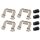 Accessory set disc brake pad A.B.S. suitable for e.g. BMW 3 Series