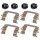 Accessory set disc brake pad A.B.S. for HYUNDAI SANTA and others