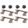Accessory set disc brake pad A.B.S. for HYUNDAI SANTA and others