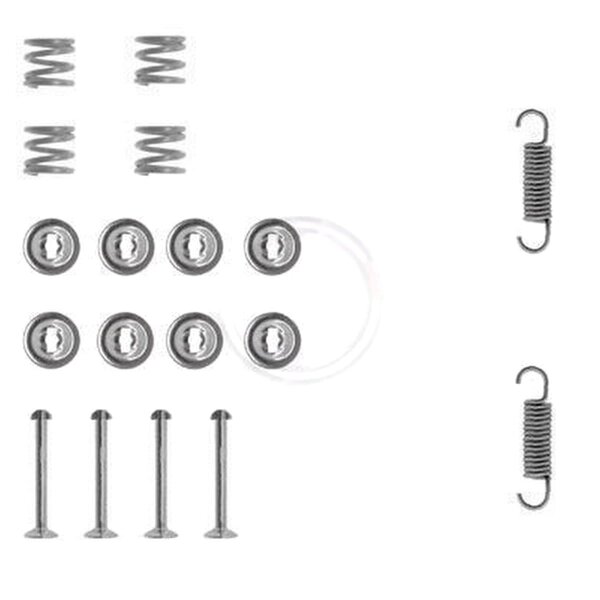 Zubehörsatz Bremsbacken Ø 180 mm A.B.S. für u.a. MITSUBISHI COLT