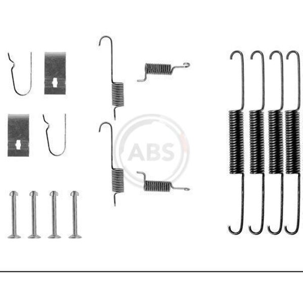 Zubehörsatz Bremsbacken hinten A.B.S. für MAZDA 626 III Hatchback