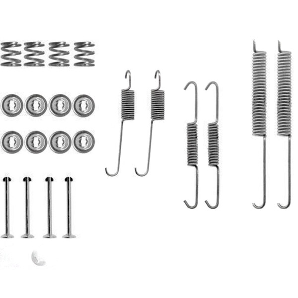 Accessory set brake shoes Ø 203 mm A.B.S. for RENAULT CLIO and others