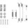 Brake shoe accessory kit Ø 228 mm A.B.S. for FIAT TEMPRA and others