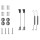 Accessory set brake shoes Ø 177 mm A.B.S. suitable for ROVER 100 and others