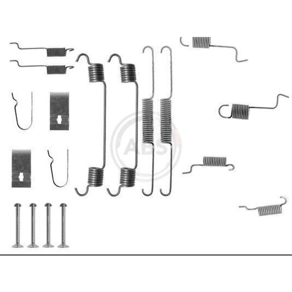 Zubehörsatz Bremsbacken hinten A.B.S. für MAZDA 323 C IV